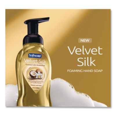 Velvet Silk Foaming Liquid Hand Soap, Coconut, 9 oz, 6/Carto