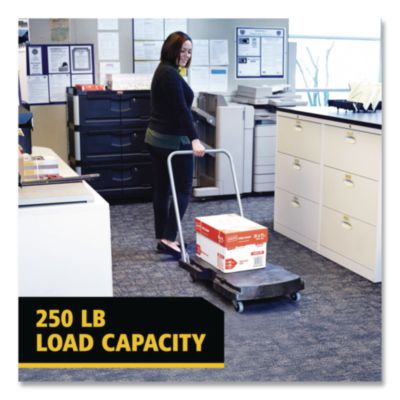 Utility-Duty Home/office Cart, 250 Lb Capacity, 20.5 X 32.5,