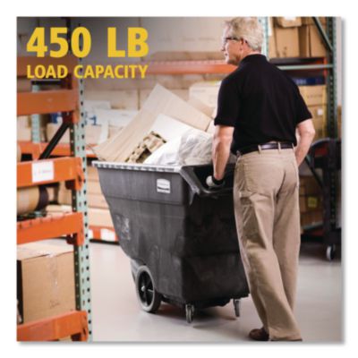 0.5 cu yd Structural Foam Tilt Truck, Utility Duty, 450 lb C