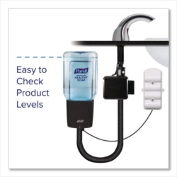 CX10 Counter Mount Soap Dispenser with Metal Spout Fixture,