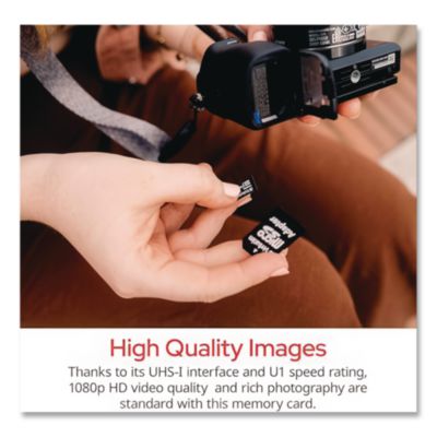 64gb Premium Microsdxc Memory Card With Adapter, Uhs-I V10 U