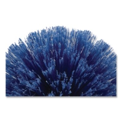 Flo-Pac Round Duster with Soft Flagged PVC Bristles, 7", Blu