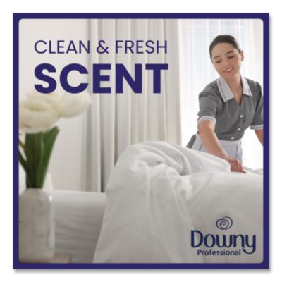 Commercial Liquid Fabric Softener, Clean and Fresh Scent, 14