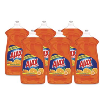 Dish Detergent, Liquid, Orange Scent, 52 oz, Bottle, 6/Carto