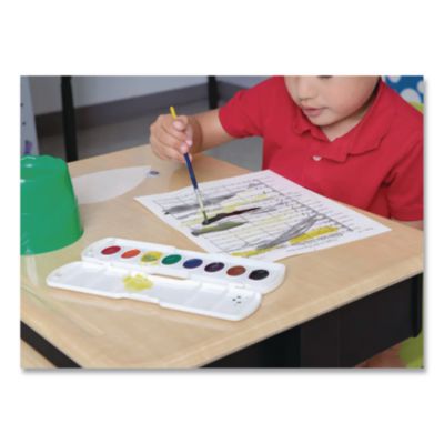 Semi-Moist Washable Watercolor Classic, Glitter And Metallic