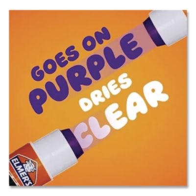 Disappearing Purple All Purpose Glue Sticks, 0.77 Oz, Dries