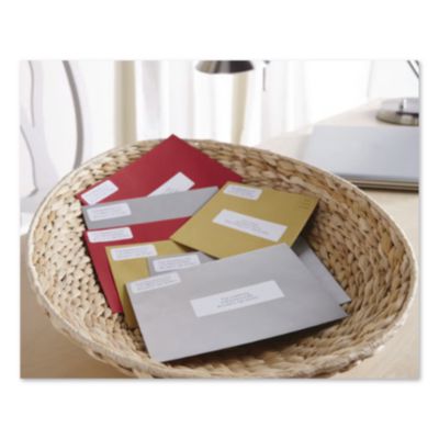 LabelWriter Address Labels, 1.12 x 3.5, White, 260 Labels/Ro