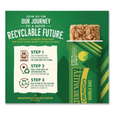 Granola Bars, Oats'n Honey Cereal, 1.5 Oz Bar, 18/box