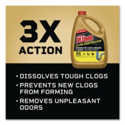 Pro-Strength Full Clog Destroyer Plus PipeGuard, Gel, 80 oz