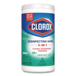 Disinfecting Wipes, Bleach Free Cleaning Wipes, 1-Ply, 7 x 8