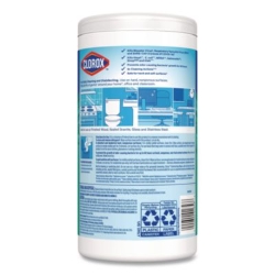 Disinfecting Wipes, Bleach Free Cleaning Wipes, 1-Ply, 7 x 8