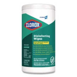 CloroxPro Disinfecting Wipes, 1-Ply, Fresh Scent, 7 x 8, Whi