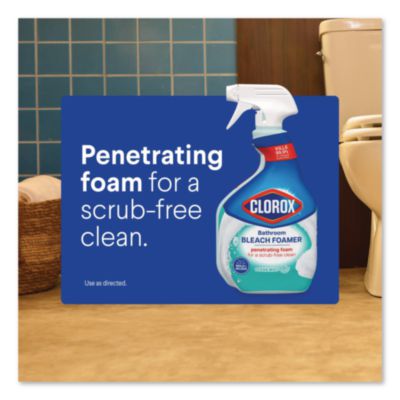 Bathroom Foamer with Bleach, Ocean Mist Scent, 30 oz Spray B