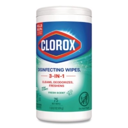Disinfecting Wipes, Bleach Free Cleaning Wipes, 1-Ply, 7 x 8