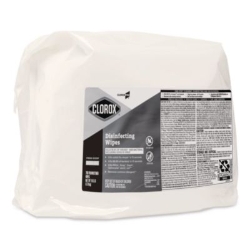 CloroxPro Disinfecting Wipes, 1-Ply, 7 x 7, Fresh Scent, Whi