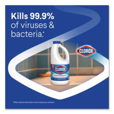 Concentrated Regular Disinfecting Bleach, Unscented, 43 oz B
