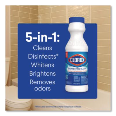 Concentrated Regular Disinfecting Bleach, Unscented, 11 oz B