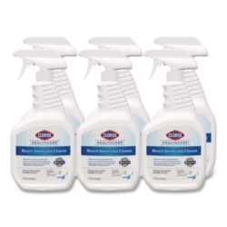Bleach Germicidal Cleaner, Unscented, 32 oz Spray Bottle, 6/