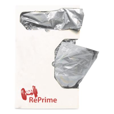Right Sack Can Liners, 56 gal, 40.64 mic, 44" x 55", Gray, 1