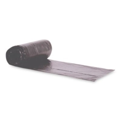 Right Sack Can Liners, 56 gal, 40.64 mic, 44" x 55", Gray, 1
