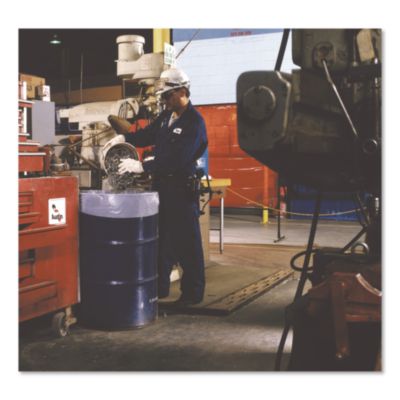 High-Density Waste Can Liners, 45 gal, 14 mic, 40" x 48", Na