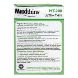 Maxithins Vended Ultra-Thin Pads, Size 4, Maxi Absorbency, 2