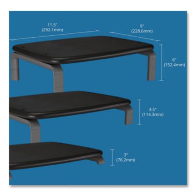 Monitor Stand With Smartfit, For 21" Monitors, 11.5" X 9" X
