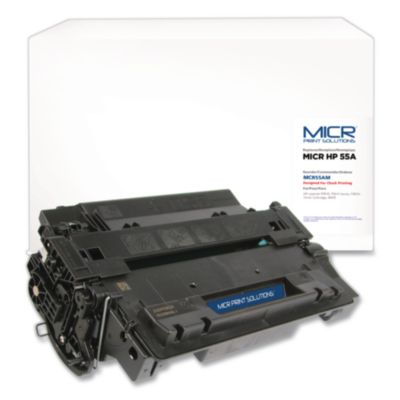 Compatible Ce255a(m) (55am) Micr Toner, 6,000 Page-Yield, Bl