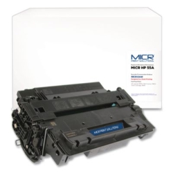 Compatible Ce255a(m) (55am) Micr Toner, 6,000 Page-Yield, Bl