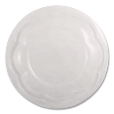 PLA Salad Bowl Lids, 5.4" dia x 0.8"h, Clear, Plastic, 450/C