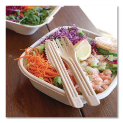 NoTree Cutlery, Light Mediumweight, Knife, Paper, Natural, 1