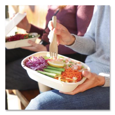 NoTree Cutlery, Light Mediumweight, Fork, Paper, Natural, 1,