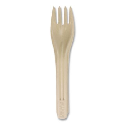NoTree Cutlery, Light Mediumweight, Fork, Paper, Natural, 1,