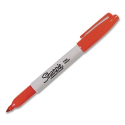 Fine Tip Permanent Marker Value Pack, Fine Bullet Tip, Red,