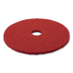 Low-Speed Buffer Floor Pads 5100, 14" Diameter, Red, 5/carto