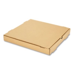 Corrugated Pizza Box, 16 x 16 x 2, Kraft, Cardboard, 50/Cart