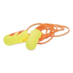 E-A-Rsoft Yellow Neon Blasts Soft Foam Earplugs, Corded, 33