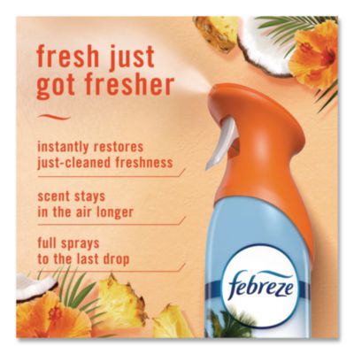 AIR, Hawaiian Aloha, 8.1 oz Aerosol Spray, 2/Pack, 3 Packs/C
