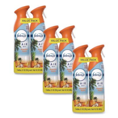 AIR, Hawaiian Aloha, 8.1 oz Aerosol Spray, 2/Pack, 3 Packs/C