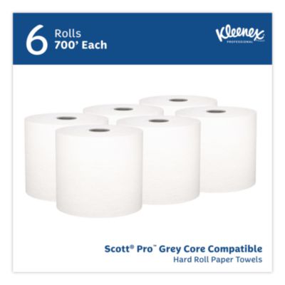 Hard Roll Paper Towels with Premium Absorbency Pockets with