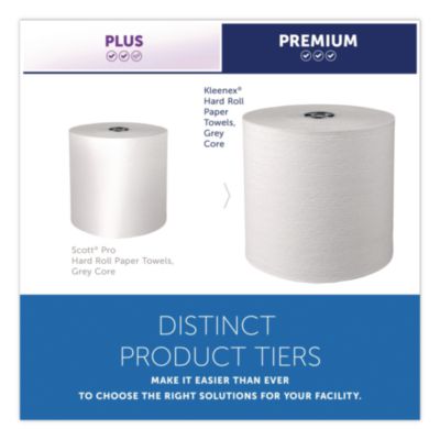 Hard Roll Paper Towels with Premium Absorbency Pockets with