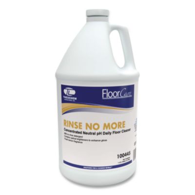 Rinse-No-More Floor Cleaner, Lemon Scent, 1 Gal, Bottle, 4/c