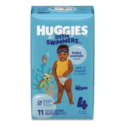 Little Swimmers, Size 4, 24 lbs to 34 lbs, 11/Pack, 8 Packs/