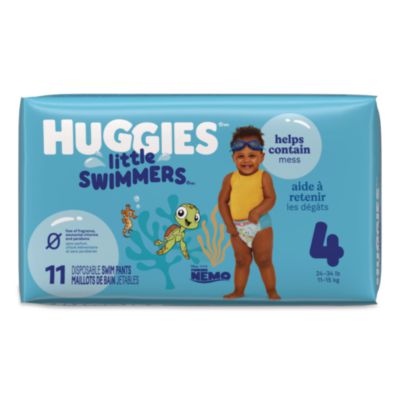 Little Swimmers, Size 4, 24 lbs to 34 lbs, 11/Pack, 8 Packs/