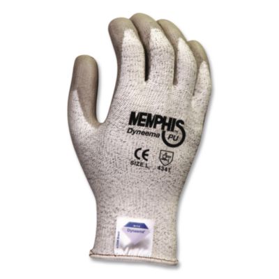 Dyneema Gloves, EN388: 4341, Medium, Gray/White, Pair