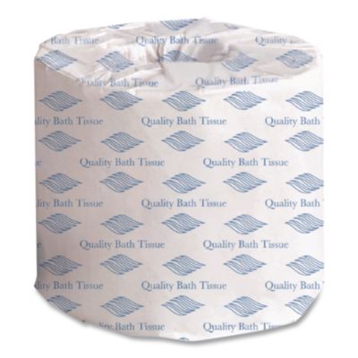 Standard Bath Tissue, 2-Ply, White, 400 Sheets/Roll, 96 Roll