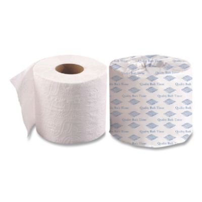 Standard Bath Tissue, Individually Wrapped Rolls, Septic Saf