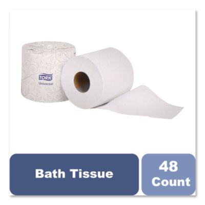 Bath Tissue, Septic Safe, 2-Ply, White, 616 Sheets/Roll, 48
