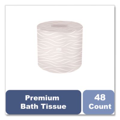 Premium Bath Tissue, Septic Safe, 2-Ply, White, 450 Sheets/R