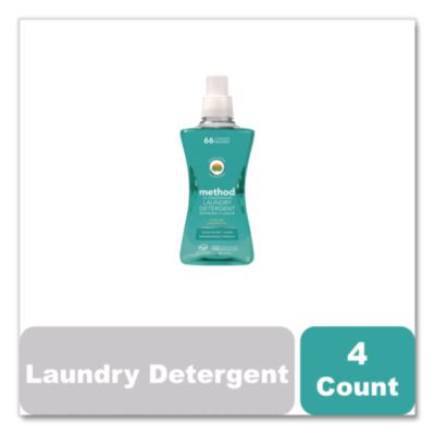 4X Concentrated Laundry Detergent, Beach Sage Scent, 53.5 oz